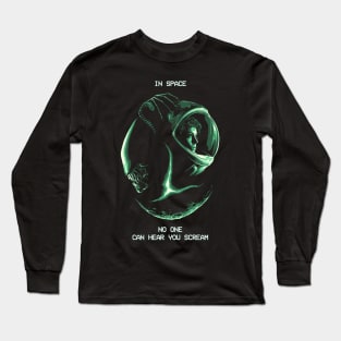 Alien Ripley Space Scream Long Sleeve T-Shirt